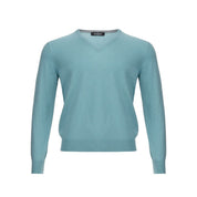 Turquoise Cashmere Sweater Elegance
