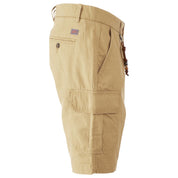 Beige Cotton Short