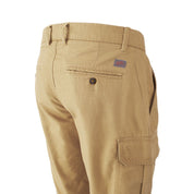 Beige Cotton Short