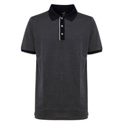 Blue Cotton Polo Shirt