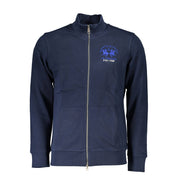 Blue Cotton Men's Sweater
