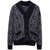 Bicolor Cashmere Cardigan