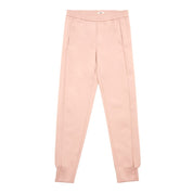 Elegant Pink Polyester Pants for Women