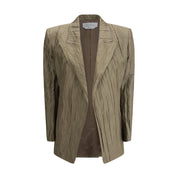 Ruched silk Mairi Blazer