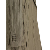 Ruched silk Mairi Blazer