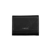 Black Polyurethane Women Wallet