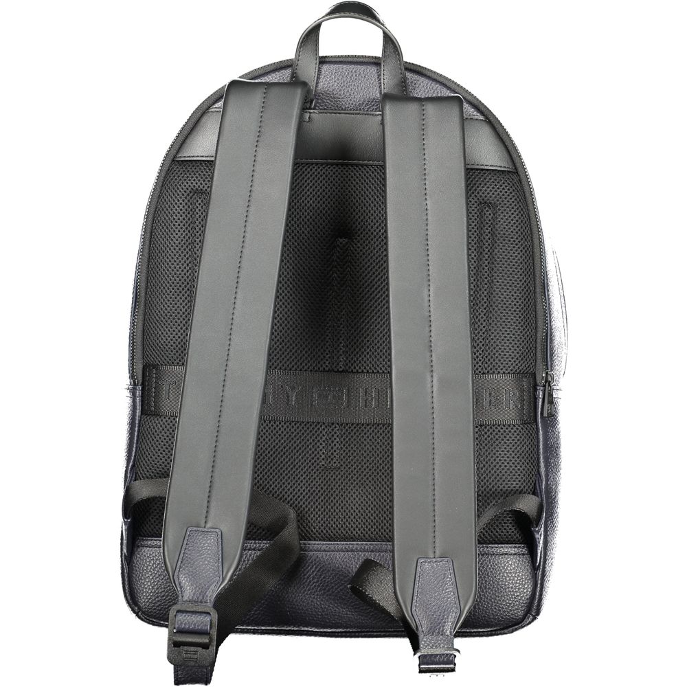 Blue Polyurethane Men's Backpack