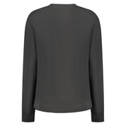 Black Polyester Women Sweater