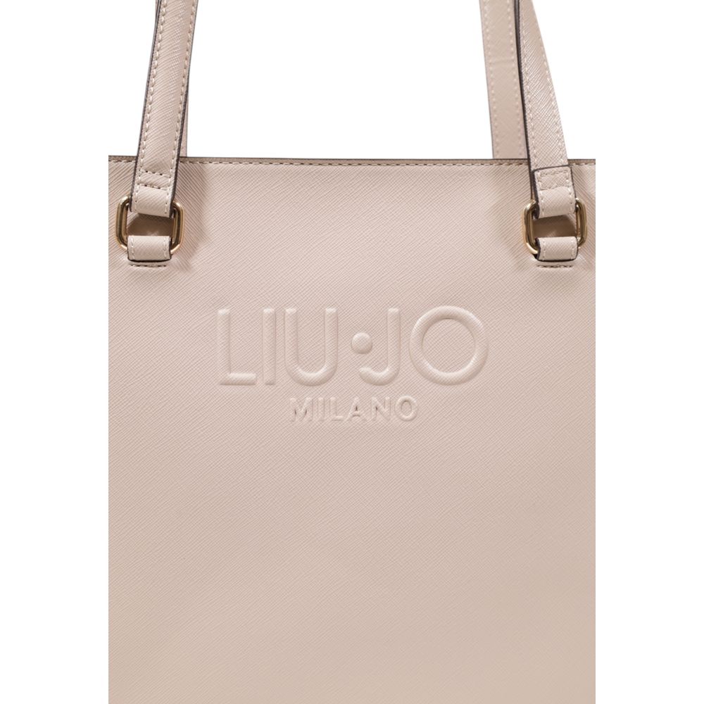 Pink Polyethylene Handbag