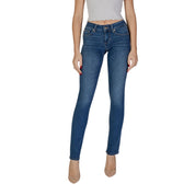 Blue Cotton Slim Fit Jean