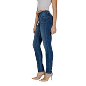 Blue Cotton Slim Fit Jean