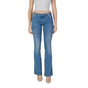 Light Blue Cotton Bootcut Jean