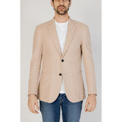 Beige Cotton Blazer