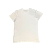 White Cotton Men T-Shirt