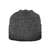 Black Polyamide Men Cap