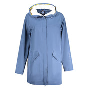 Blu Polyester Women's Parka