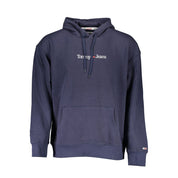 Blue Cotton Men Sweater