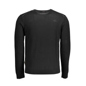 Black Wool Men Sweater