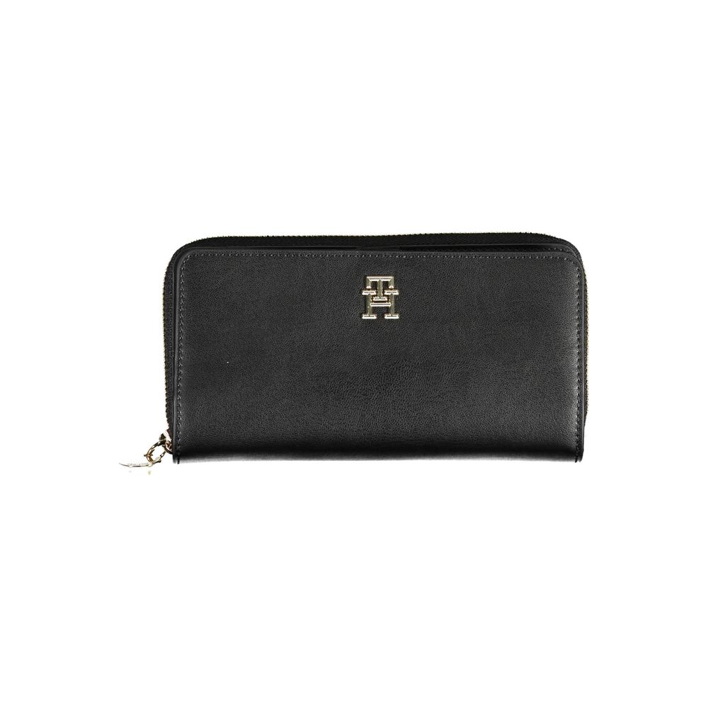 Nero Poliuretano Women Wallet