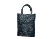 Athena Barocco Mini Top Handle Tote Crossbody Bag Black