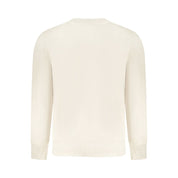 Beige Cotton Men Sweater