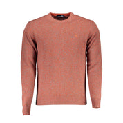 Red Wool Men Sweater