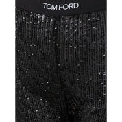 Black Polyester Joggers Workout Pant