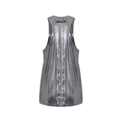 Gray Viscose Tank Tops