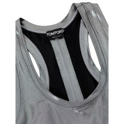 Gray Viscose Tank Tops