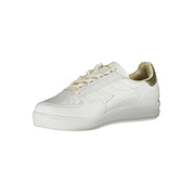 White Leather Women Sneaker
