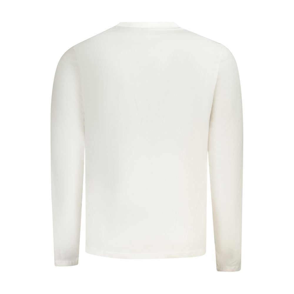 White Cotton Men T-Shirt