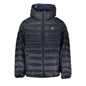 Blue Recycled Polyester Men Jacket