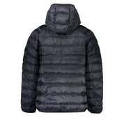 Blue Recycled Polyester Men Jacket