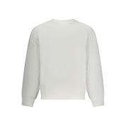 White Cotton Men Sweater