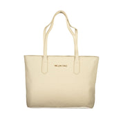 Beige Polyethylene Handbag
