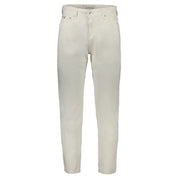 White Cotton Jeans & Pant