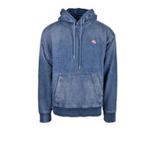 Blue Cotton Hoody