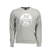 Grigio Cotton Men Sweatshirt