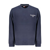 Blue Cotton Men Sweater