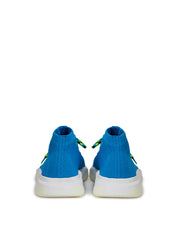 Exquisite Blue Cotton Sneakers for Men