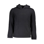 Black Cotton Men Sweater