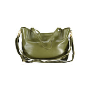 Green Polyethylene Women Handbag