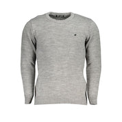 Gray Acrylic Men Sweater