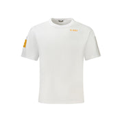 White Cotton Men T-Shirt