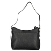 Nero Polyurethane Women Shoulder Bag