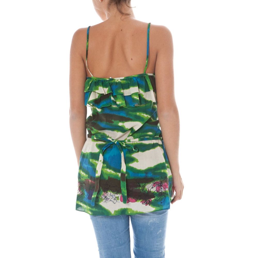 Green Cotton Unisex Tank