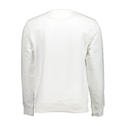 White Cotton Unisex Sweatshirt