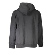Black Cotton Unisex Sweatshirt