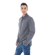 Grigio Polyester Men's Jacket