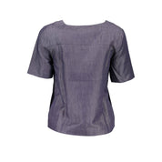 Blue Cotton Unisex T-Shirt